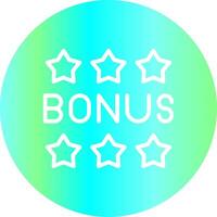 Bonus Creative Icon Design vector