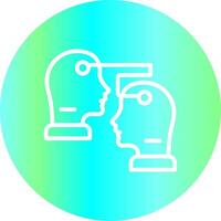 Telepathy Creative Icon Design vector
