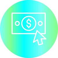 Pay Per Click Creative Icon Design vector