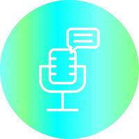 Podcast Creative Icon Design vector