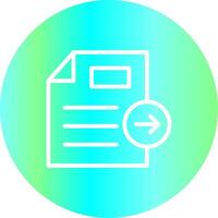 File Transfer Creative Icon Design vector