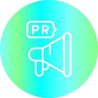 Public Relations Creative Icon Design vector