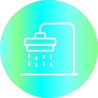 Shower Creative Icon Design vector