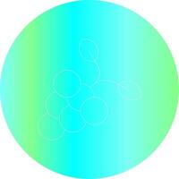 Line Gradient Circle Design vector