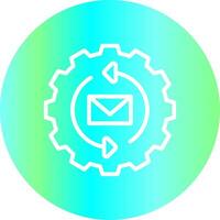Marketing Automation Creative Icon Design vector