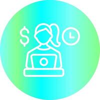 Graphic Designer Creative Icon Design vector