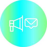 Email Direct Marketing Creative Icon Design vector