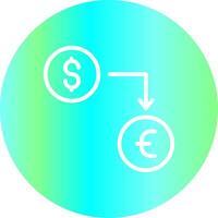 Currency Exchange Creative Icon Design vector