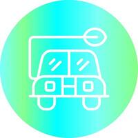 Eco Car Creative Icon Design vector