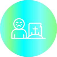 Grave Creative Icon Design vector