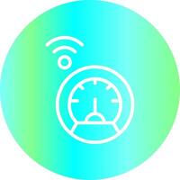 Smart Meter Creative Icon Design vector