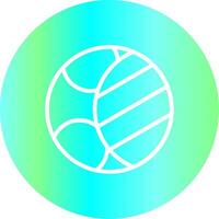 Waxing Moon Creative Icon Design vector