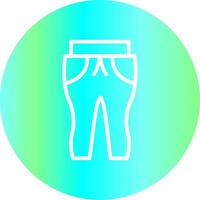 Sweat Pants Creative Icon Design vector