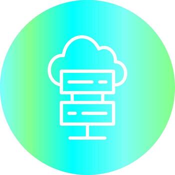 Cloud Computing Creative Icon Design vector