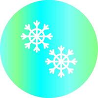 diseño de icono creativo de copo de nieve vector