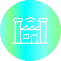 Smart Factory Creative Icon Design vector