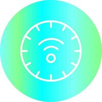 Smart Clock Creative Icon Design vector