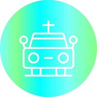 Hearse Creative Icon Design vector