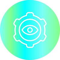 Eye Setting Creative Icon Design vector