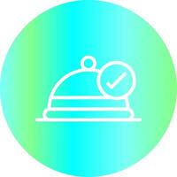 Safe Food Handling Creative Icon Design vector