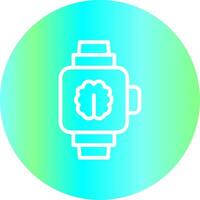 inteligente reloj creativo icono diseño vector