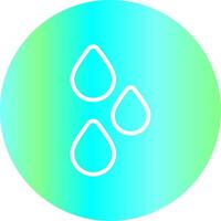 gotas de lluvia creativo icono diseño vector