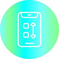 Apps Sort Creative Icon Design vector