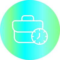 Business Time Creative Icon Design vector