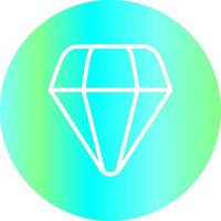 diseño de icono creativo de diamante vector