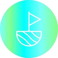 Space Colonization Creative Icon Design vector