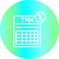 Tax Benefits Creative Icon Design vector