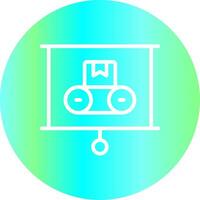 Machine Learning Creative Icon Design vector