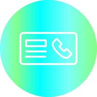 Minimal Contact Creative Icon Design vector