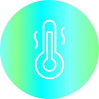 Hot Temperature Creative Icon Design vector