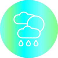 Weather Forecast Creative Icon Design vector