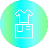 Clothes Box Creative Icon Design vector