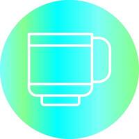 taza de diseño de icono creativo vector