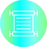 Parchment Creative Icon Design vector