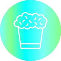 Popcorn Creative Icon Design vector