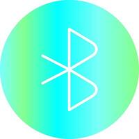 Bluetooth Creative Icon Design vector