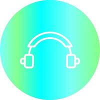 Headphone Creative Icon Design vector