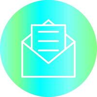 Email Creative Icon Design vector