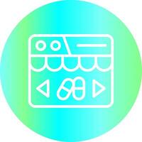 Wide Selection Of Products Creative Icon Design vector