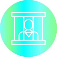 Prisoner Creative Icon Design vector