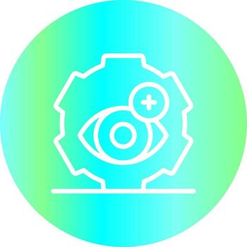 Optometry Practice Creative Icon Design vector