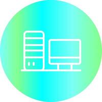 Computer Creative Icon Design vector