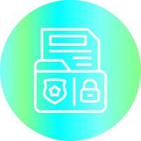 Confidential Creative Icon Design vector