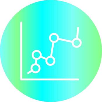 marcado dispersión con suave líneas creativo icono diseño vector