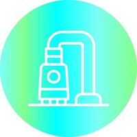 Vacuum Cleaner Creative Icon Design vector