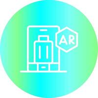 Ar Tourism Creative Icon Design vector